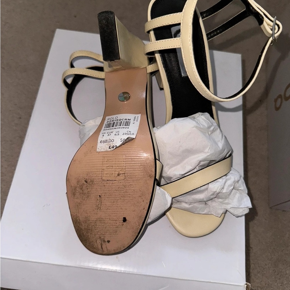 Top shop cream heels